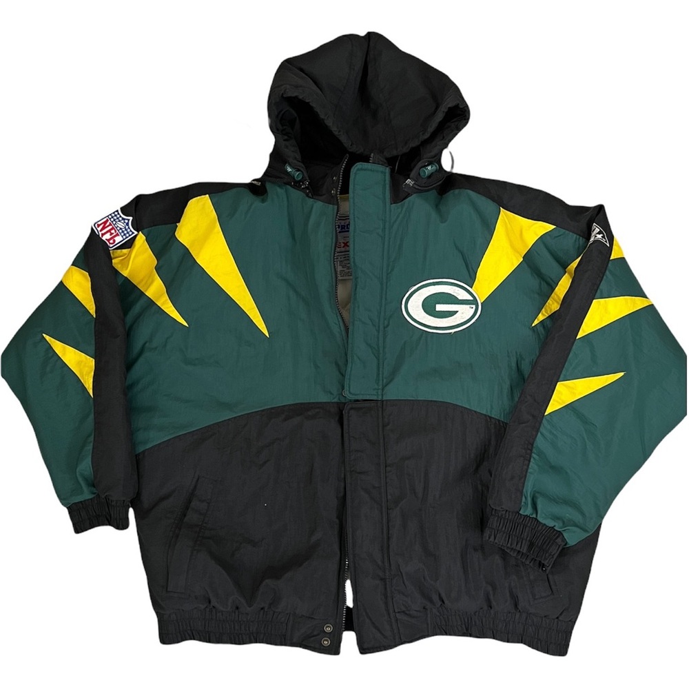 Vintage Green Bay Packers Puffer Jacket